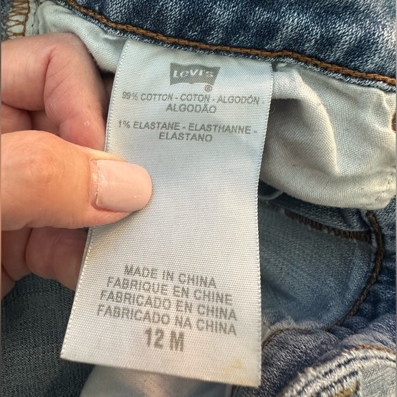 Levi’s 545 Boot Cut Jeans w/1% Spandex Pre-Loved Size 12M Relaxed Fit Light Blue - Picture 4 of 9